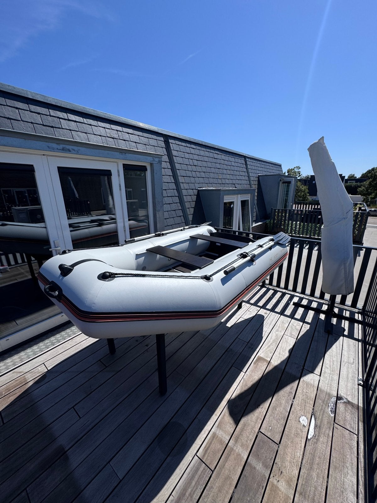 Kolibri KM-300 opblaasboot met latten bodem, Watersport en Boten, Kano's, Opblaasbaar, Drie personen of meer, Overige typen, Ophalen of Verzenden