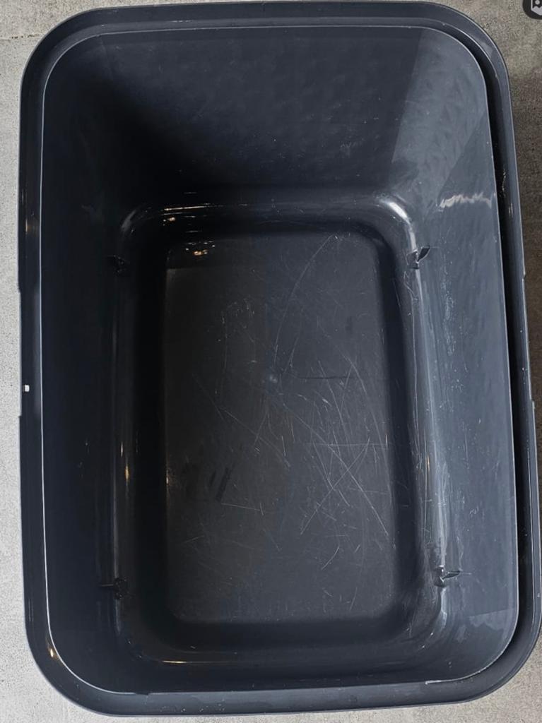 Cat litter box, Ophalen, Gebruikt