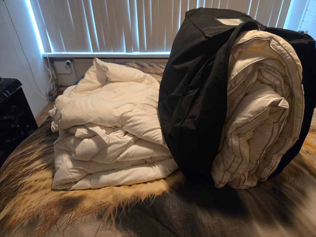 Diamant Prestige Eco down 4-seizoenen dekbed 240x220, Huis en Inrichting, Slaapkamer | Beddengoed, Wasbaar, Wit, Tweepersoons