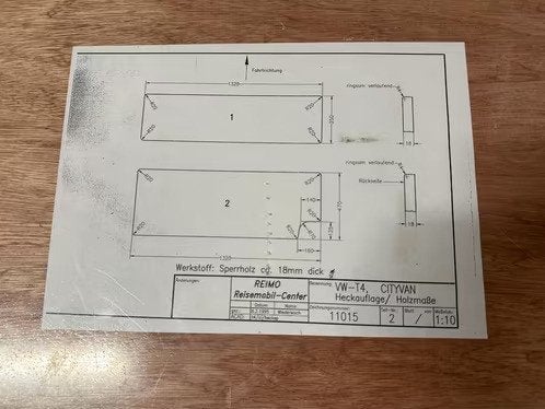 Reimo panelen voor het eenvoudig maken van een zitbank, Ophalen, -, -, Nieuw