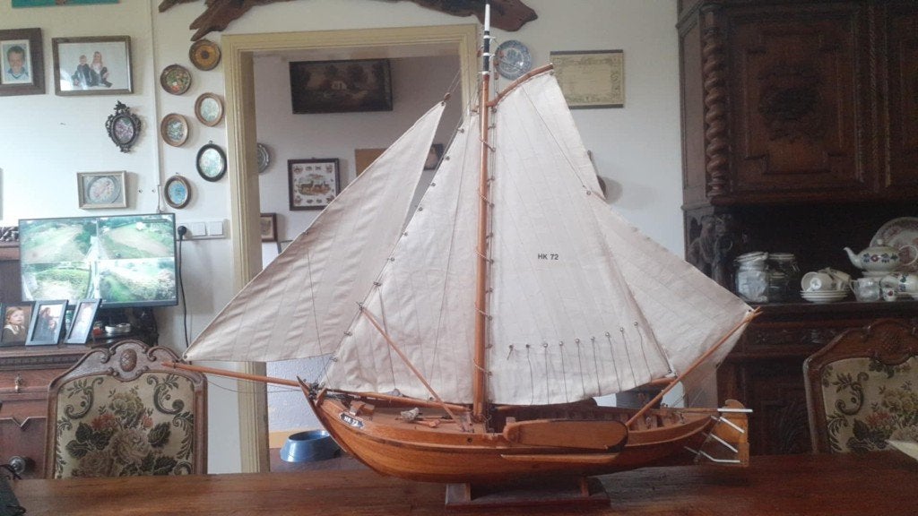 Vissersboot op schaal HK 72, Ophalen of Verzenden, Gebruikt, Minder dan 3 meter, Minder dan 15 m²