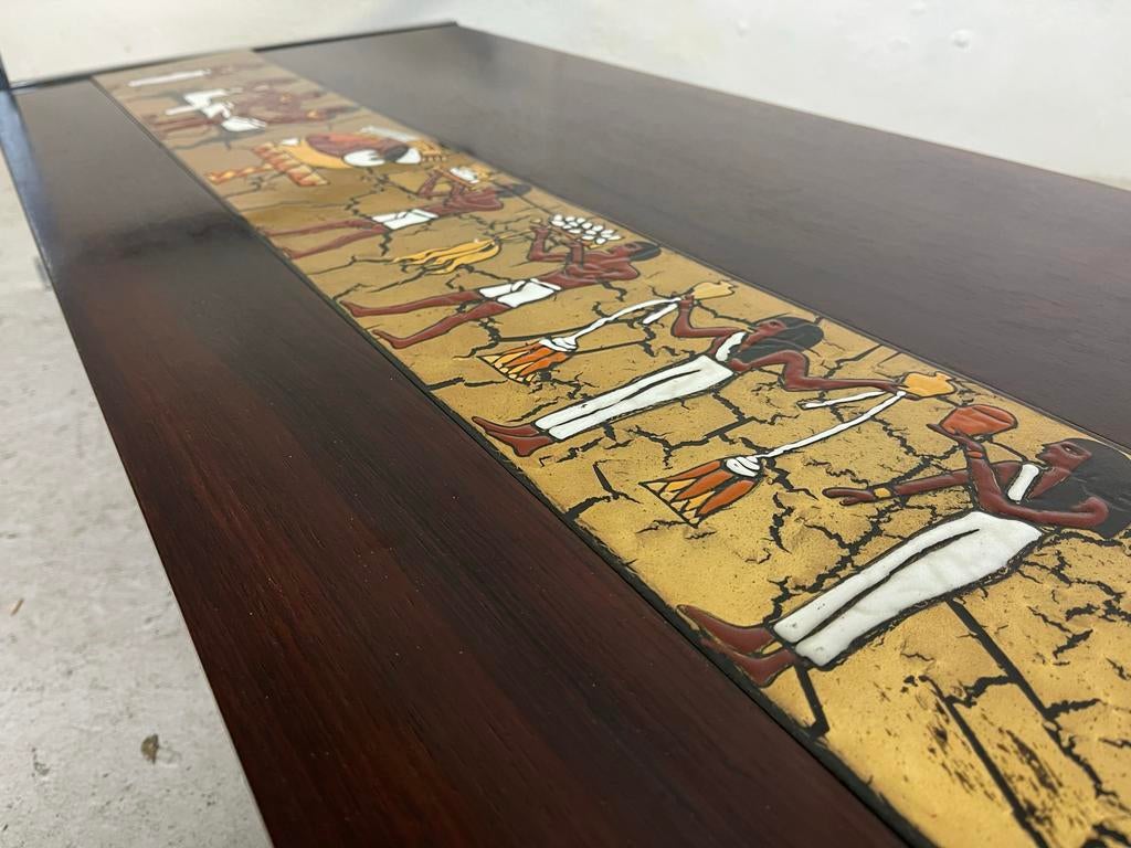 Vintage Belarti salontafel glas en metaal Adri Retro, Ophalen, Geen, Geen, Zo goed als nieuw