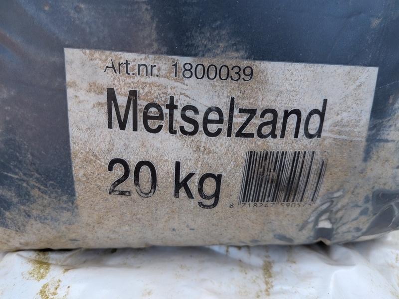 Metselzand 20 kg Gardenlux - 6 zakken, Tuin en Terras, Ophalen, Nieuw, Metselzand