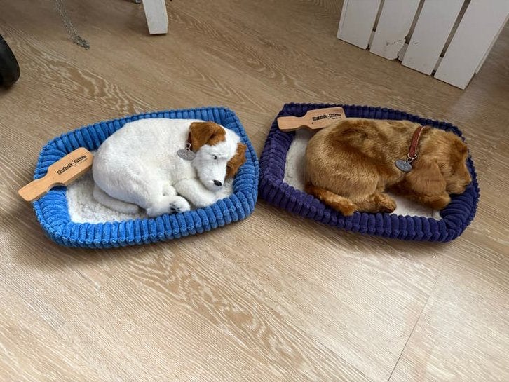 Perfect Petzzz - Realistische Ademende Knuffelhondjes 2x, Gebruikt, Overige merken, Met geluid, Middelgroot (20 tot 80 cm)