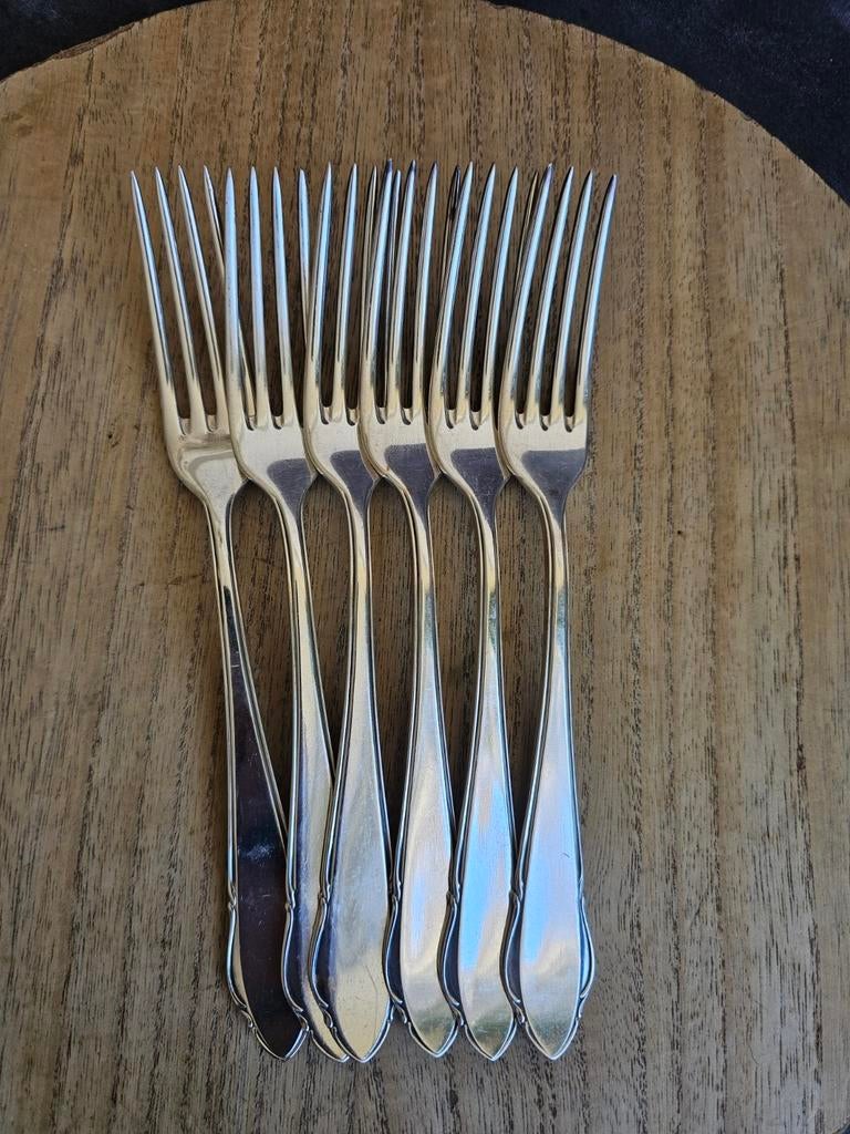 Verzilverde WMF vorken, Ophalen of Verzenden, Zo goed als nieuw, Zilver, Los bestek