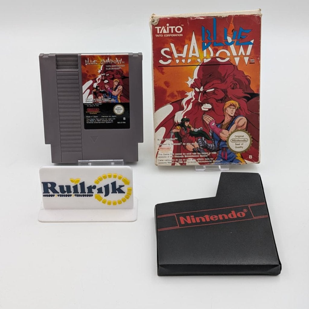 Blue Shadow - Nintendo NES Game met doosje en boekje, Spelcomputers en Games, Nintendo, Zo goed als nieuw, Support@nintendo.com