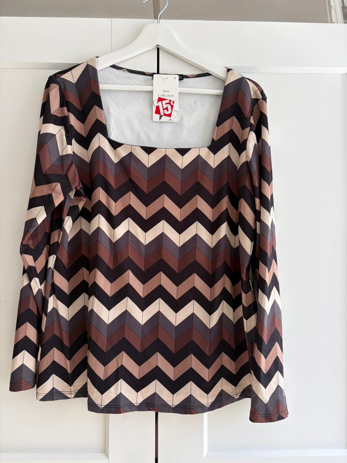 * nieuw* zigzag top new collection xxl, Ophalen of Verzenden, Nieuw