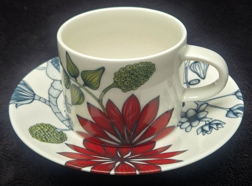 ARABIA Scandinavian design RUNO kop&schotel in nieuwstaat, Huis en Inrichting, Keuken | Servies, Arabia, Nieuw, Ophalen of Verzenden