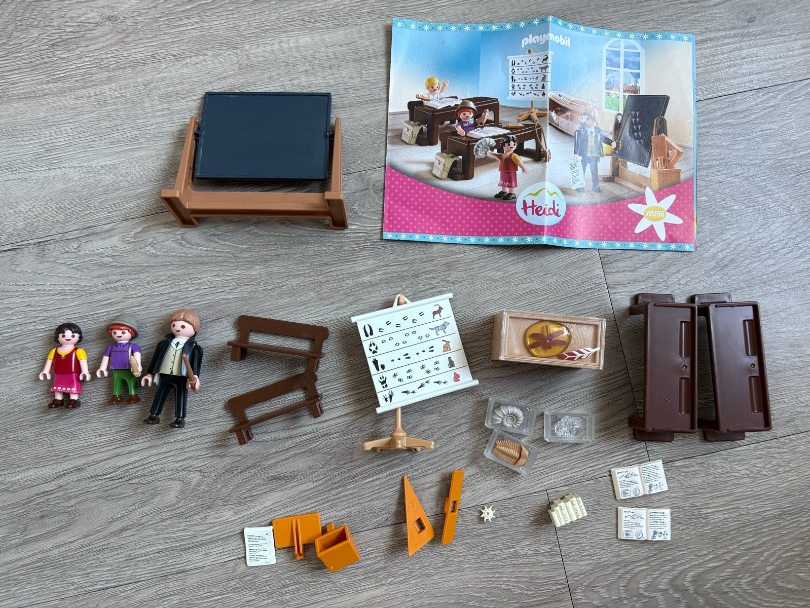 Playmobil Heidi set met figuren en accessoires, Ophalen of Verzenden, Gebruikt, Jongen of Meisje