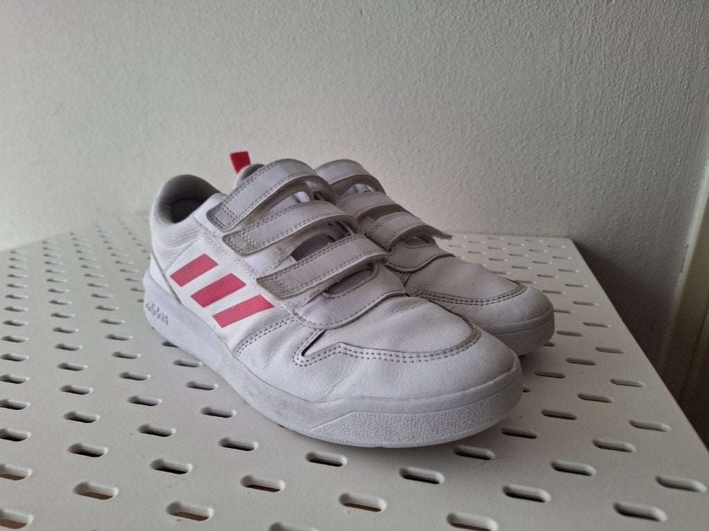 Adidas witte gympen maat FR 38, Ophalen of Verzenden, Gedragen, Wit, Sneakers of Gympen