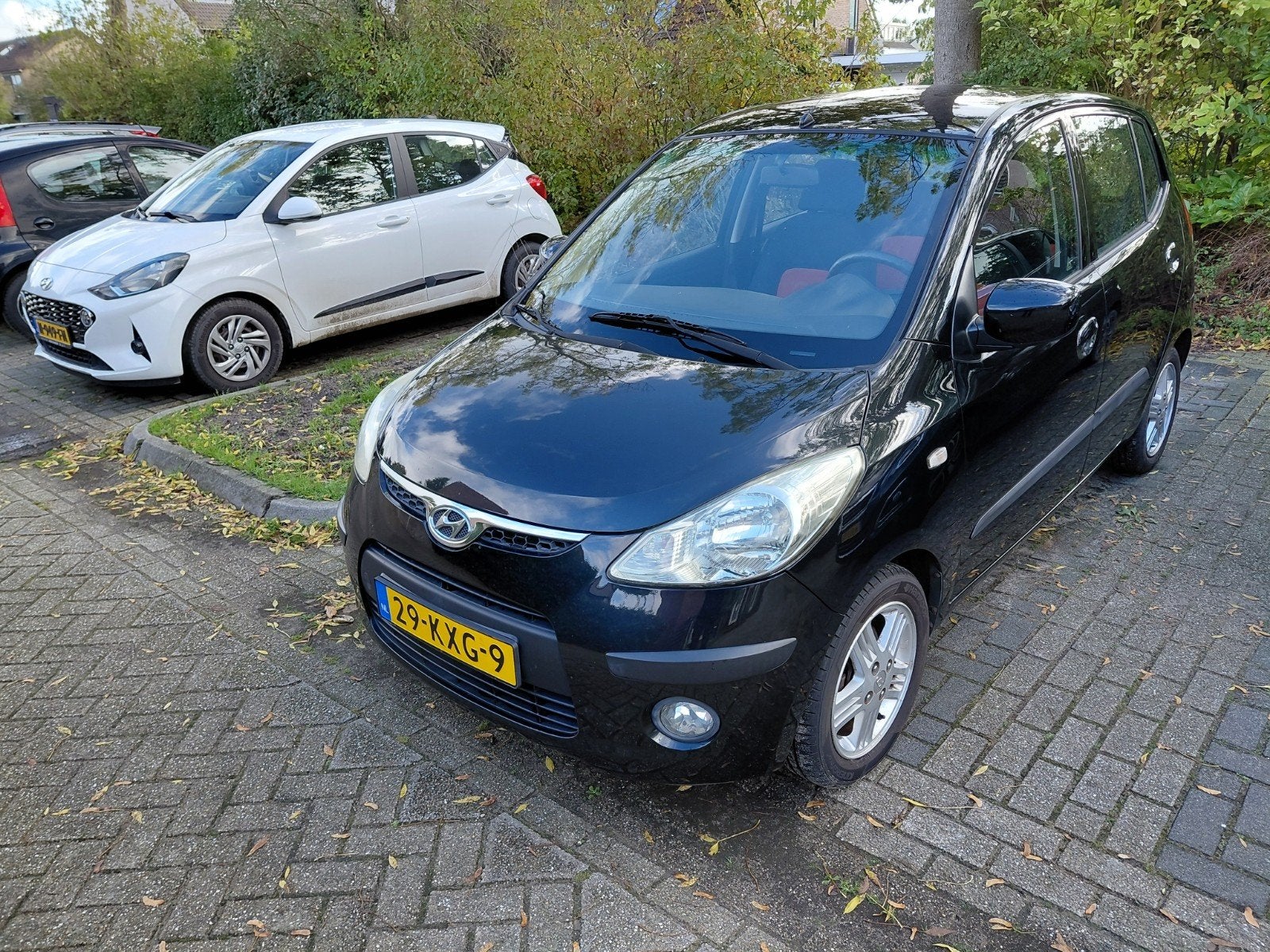 Hyundai i10 1.25 I 5DR 2010 Zwart 146513km nap, Auto's, Voorwielaandrijving, 450 kg, 31 €/maand, 4 cilinders