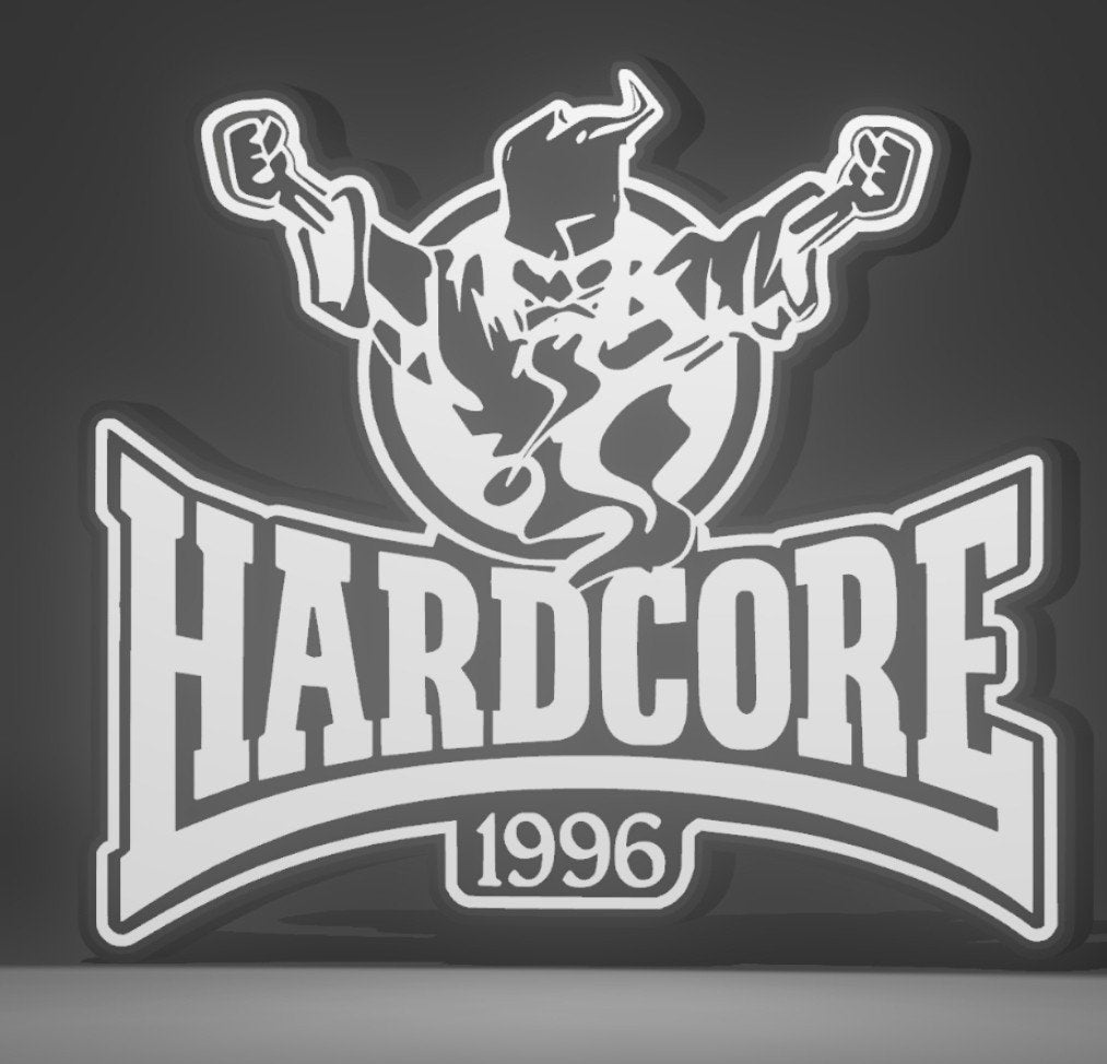 Hardcore 1996 lamp, Ophalen of Verzenden, Zo goed als nieuw, Hardcore, Overige typen