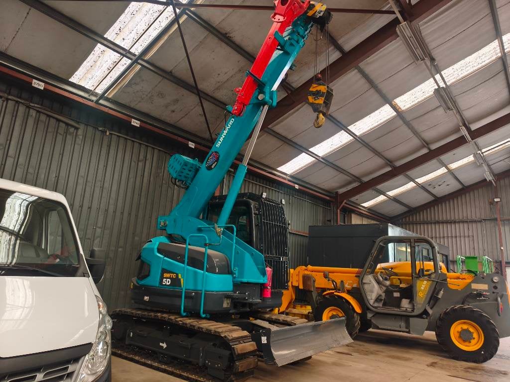 Sunward SWTC 5 D tele crawler crane telescooprupskraan, Kraan