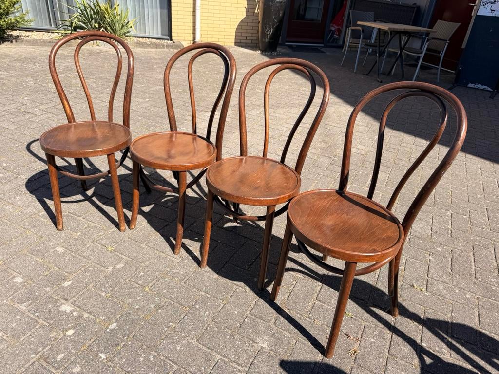 Klassieke vintage bistro retro thonet stoelen, Ophalen of Verzenden