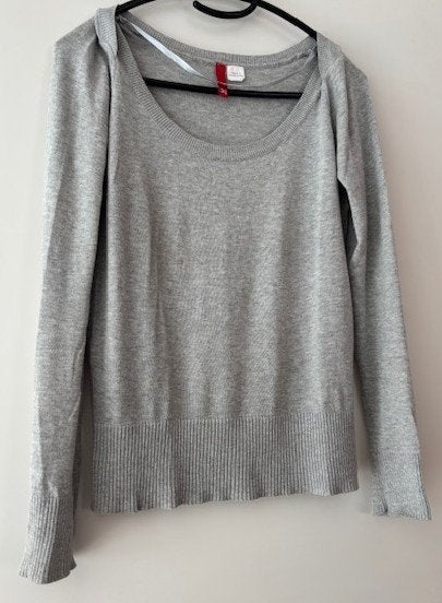 Zomer trui - grijs - S - H&M - 100% katoen - nieuw, Kleding | Dames, Ophalen of Verzenden, Nieuw, Grijs