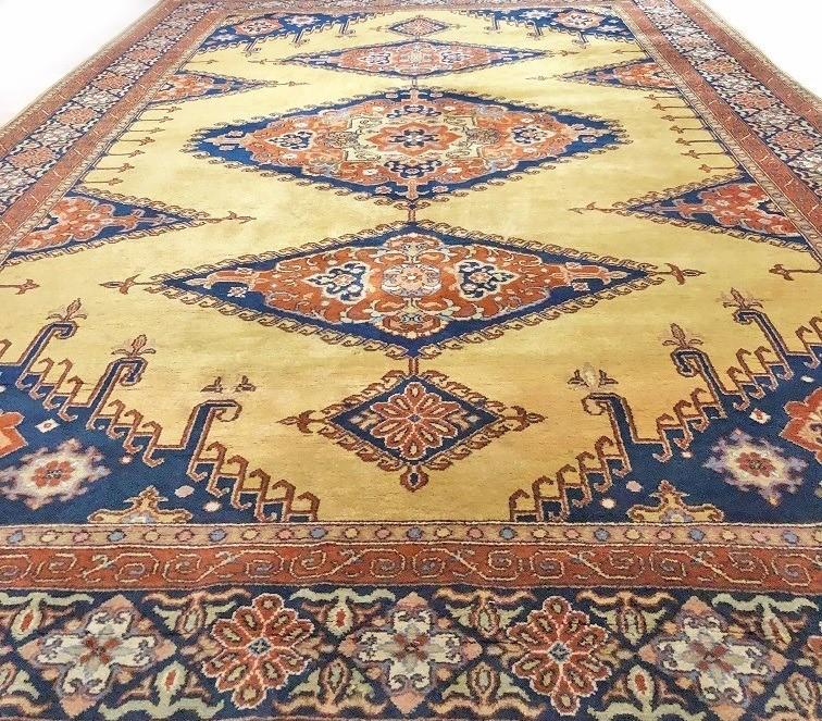 Grote Perzisch tapijt handgeknoopt Kazak Oosters vloerkleed, Huis en Inrichting, Stoffering | Tapijten en Kleden, Overige kleuren