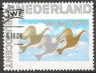 100 jaar NBFV No. 2563 O. ADV. no.9 D., Postzegels en Munten, Verzenden, Na 1940, Gestempeld