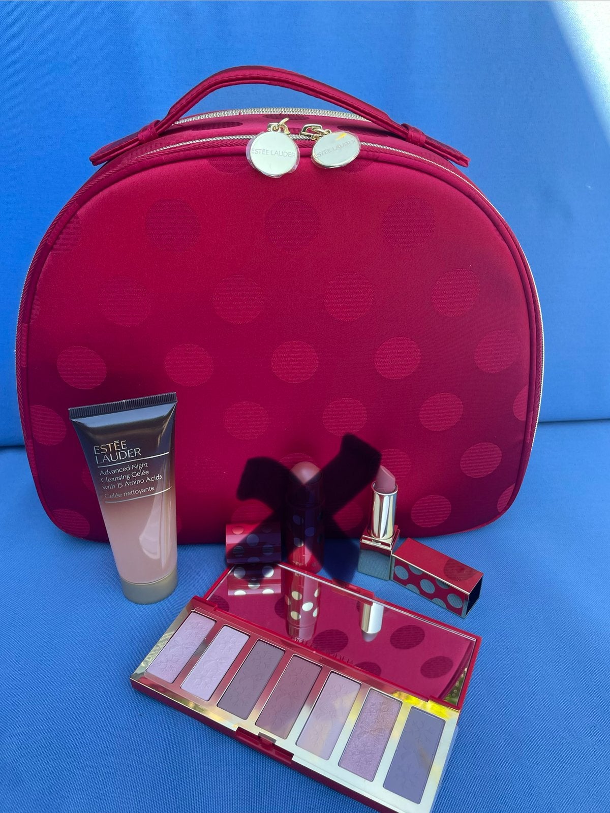 ESTÉE LAUDER BEAUTY CASE & MAKE UP SET, Sieraden, Tassen en Uiterlijk, Uiterlijk | Cosmetica en Make-up, Ophalen, Gehele gezicht