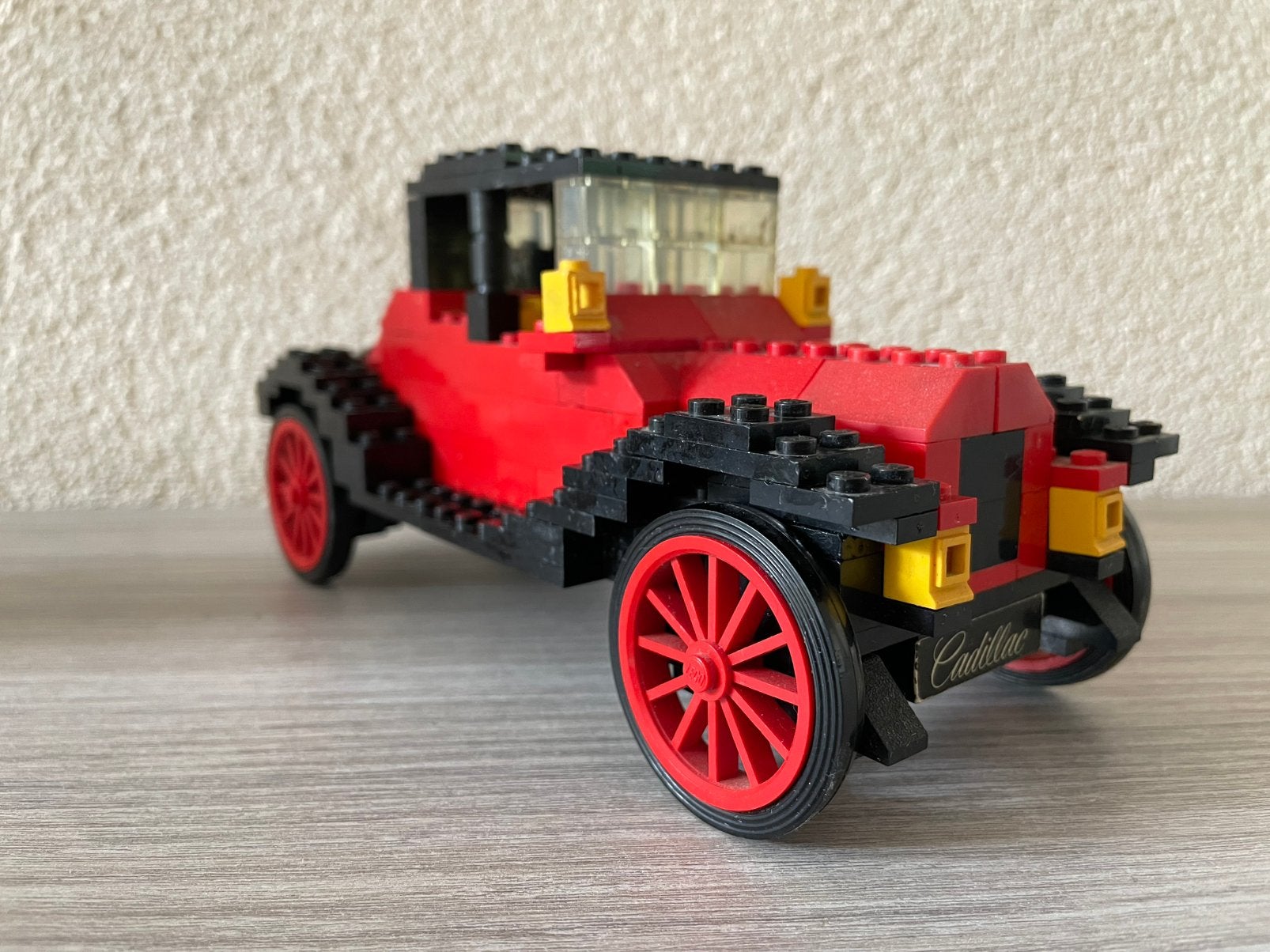 LEGO 390 Cadillac 1913 ( uit 1975 ), Ophalen, Gebruikt, Lego, Compleet