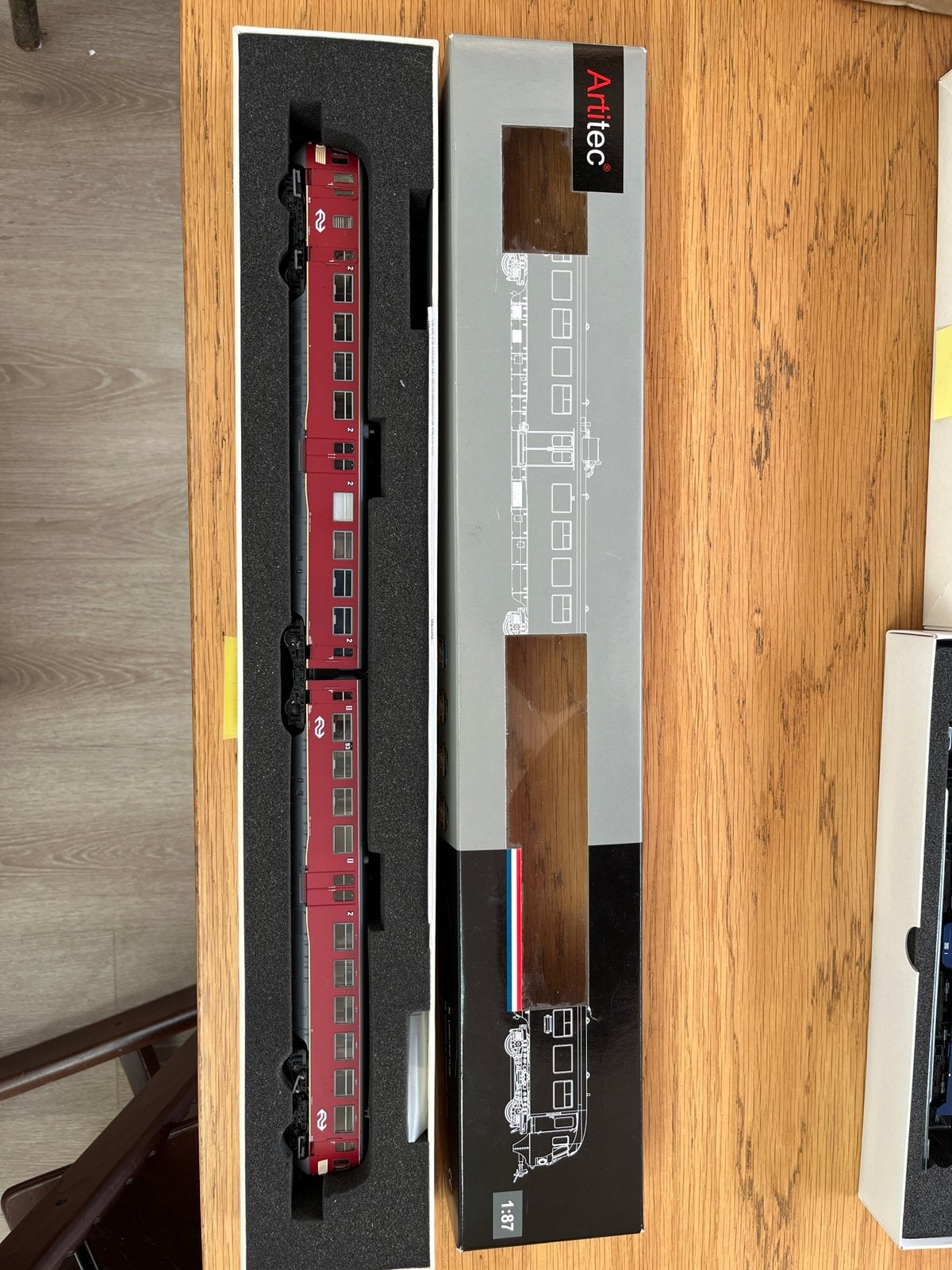 Artitec dieseltreinstel NS DE2 rood, met NS logo, Ophalen, Nieuw, Trein, Overige typen