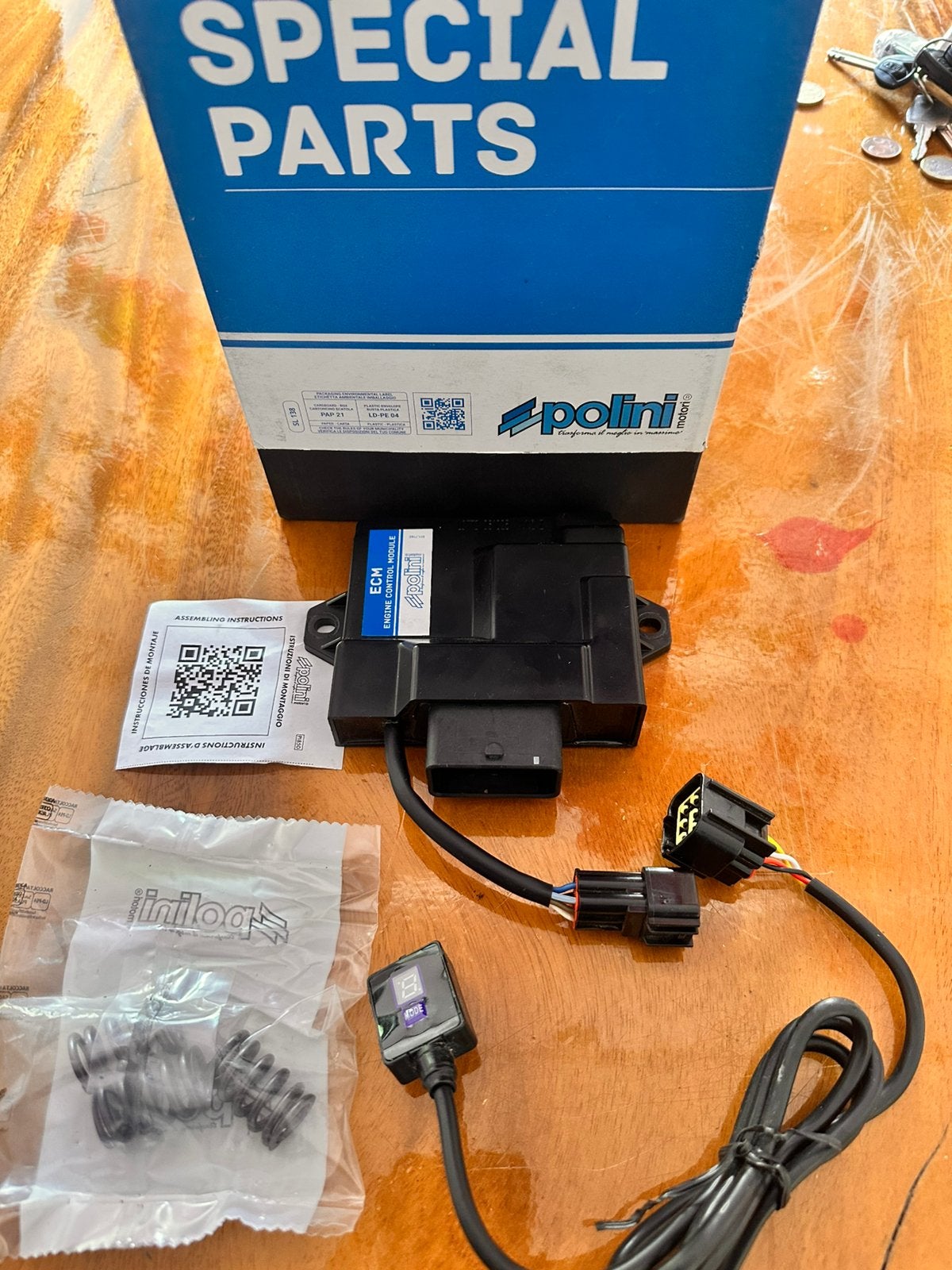 Polini ecu adjustable e5 piaggio/vespa, Ophalen of Verzenden, Zo goed als nieuw