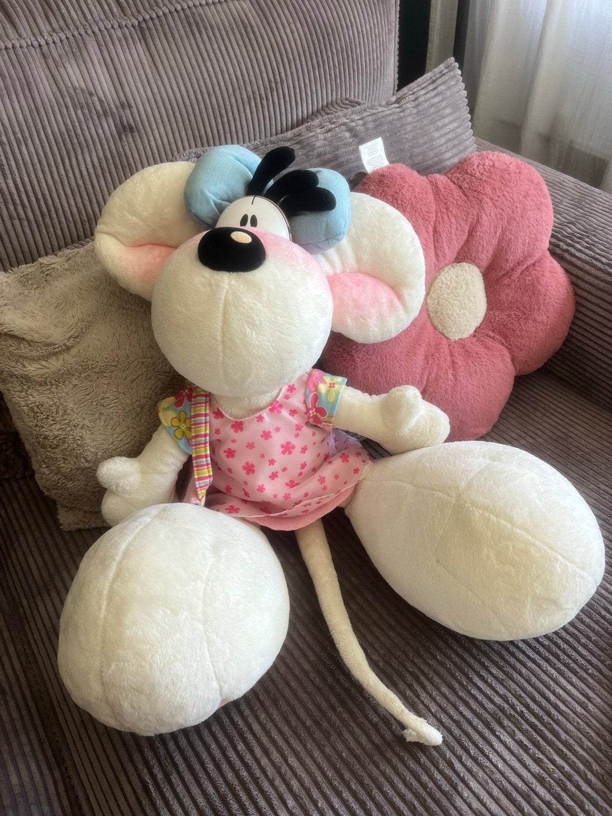 Grote Diddlina knuffel - 80 cm - Zo goed als nieuw, Ophalen of Verzenden, Diddlina, Zo goed als nieuw, Knuffel