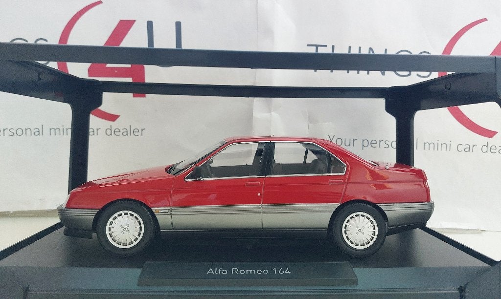 Norev 1:18 Alfa Romeo 164 1991 Rosso Alfa nieuw in doos, Ophalen of Verzenden, Nieuw, Auto, Norev