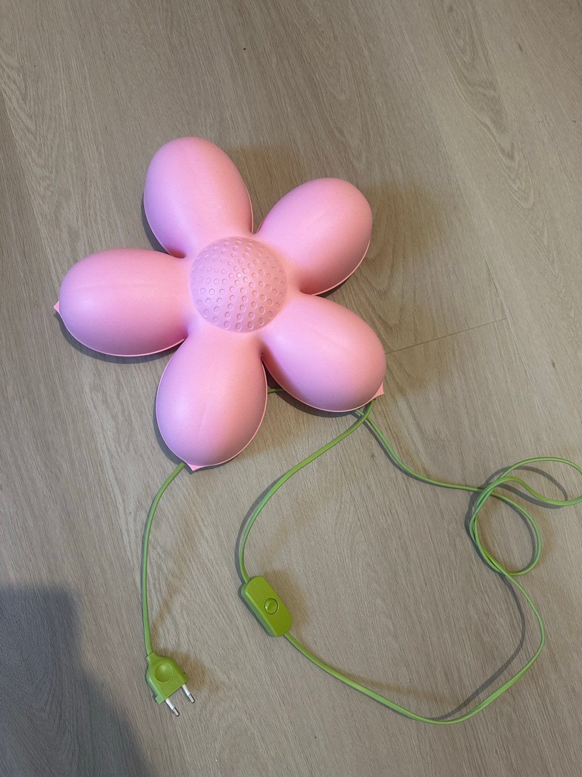 Roze bloem lamp voor kinderkamer, Ophalen, Gebruikt, Overige merken, Lamp