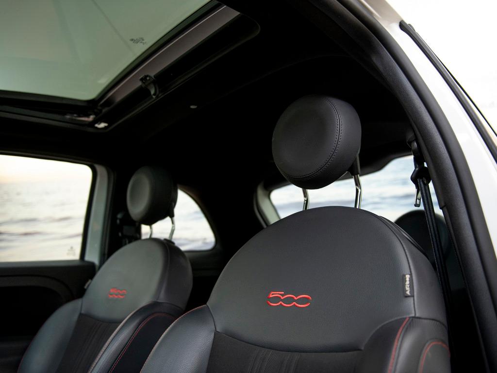 Fiat 500 1.0 Hybrid Sport NAP, Schuifdak! Vol opties., Auto's, 4 stoelen, Leder en Stof, Wit, Origineel Nederlands