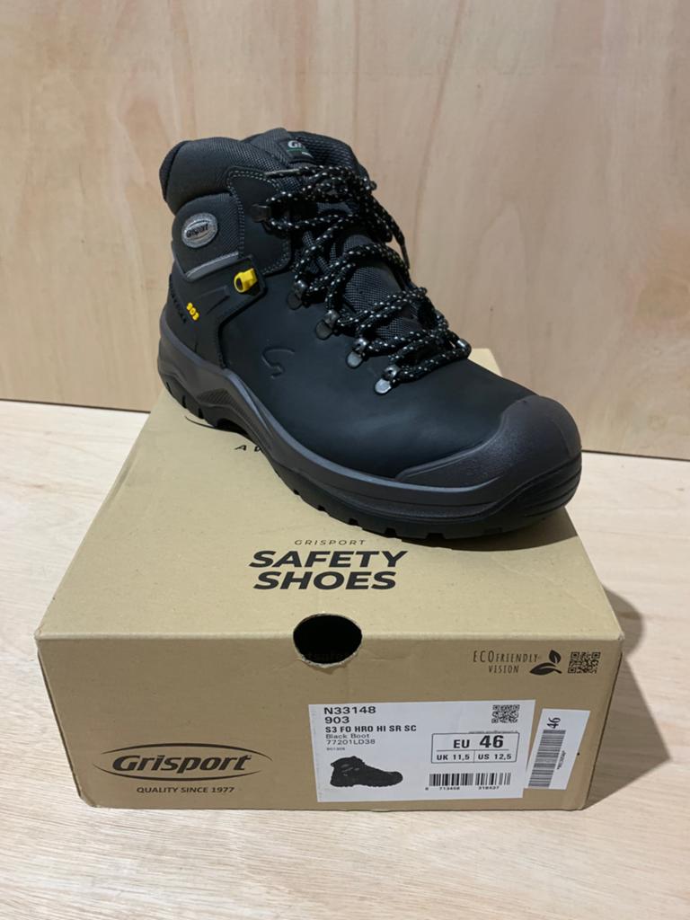 Grisport Werkschoenen hoog – Maat 43 + 46 – Nieuw, Grisport, Grisport, Zwart, Nieuw