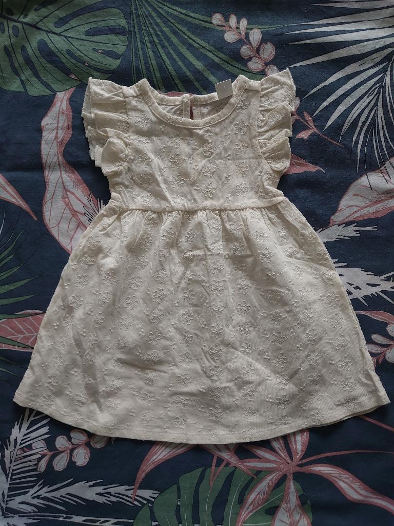meisjes jurkje Hema maat 80, Kinderen en Baby's, Babykleding | Maat 80, Jurkje of Rokje, Zo goed als nieuw, Hema, Verzenden