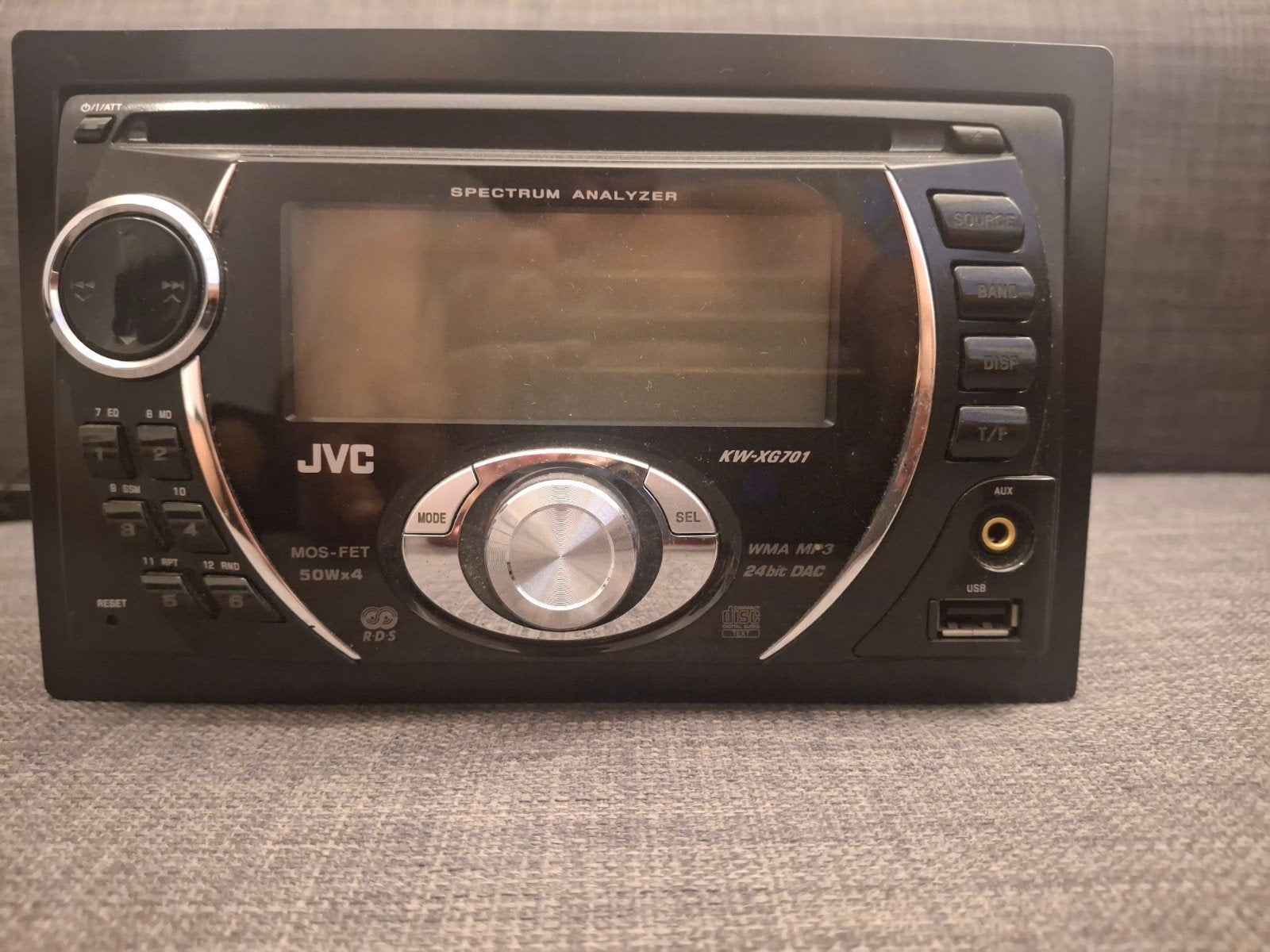 JVC KW-XG701 Autoradio - CD/MP3/WMA met USB en AUX, Ophalen of Verzenden, Gebruikt