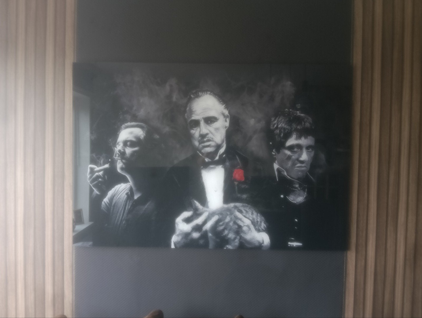 schilderij plexiglas 1,20x 80 z.g.a.n, Ophalen, Zo goed als nieuw, Schilderij, 100 tot 125 cm