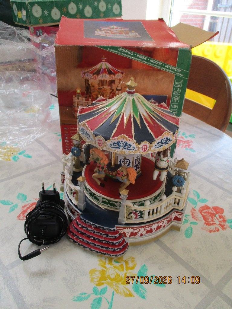 kerst draaimolen, Ophalen of Verzenden, Zo goed als nieuw