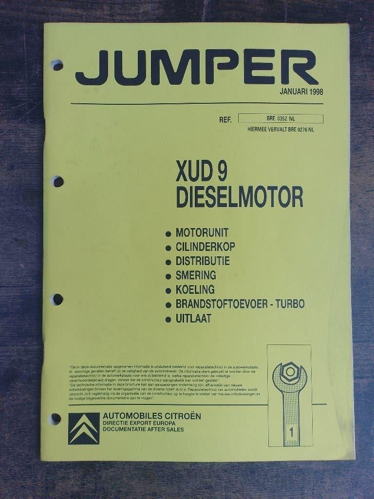 Citroen Jumper dealer werkplaatsboek 1900 dieselmotor XUD9, Ophalen of Verzenden, Zo goed als nieuw, Citroën