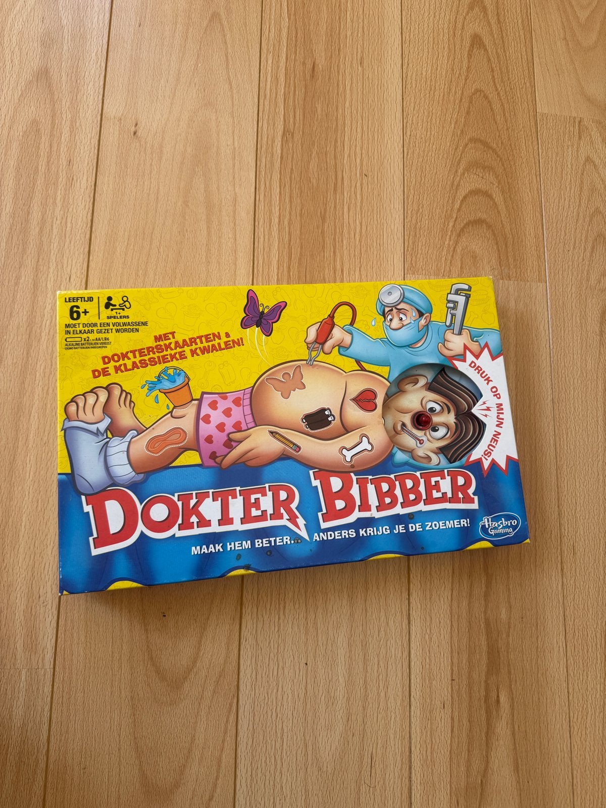 Dokter Bibber spel - Hasbro, Ophalen of Verzenden, Gebruikt, Jongen of Meisje