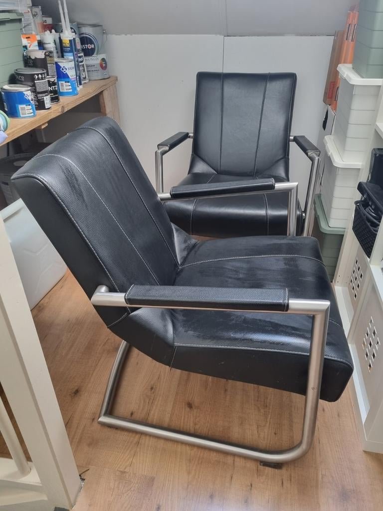Fauteuil Xooon, Ophalen, Gebruikt, 50 tot 75 cm, Leer