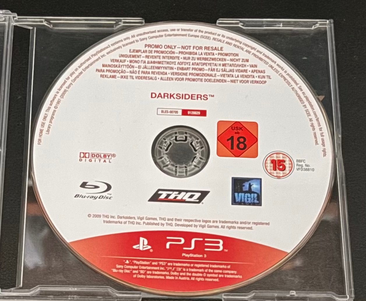 Darksiders - PS3 - Promo disc, Avontuur en Actie, Vanaf 18 jaar, 1 speler, Ophalen of Verzenden