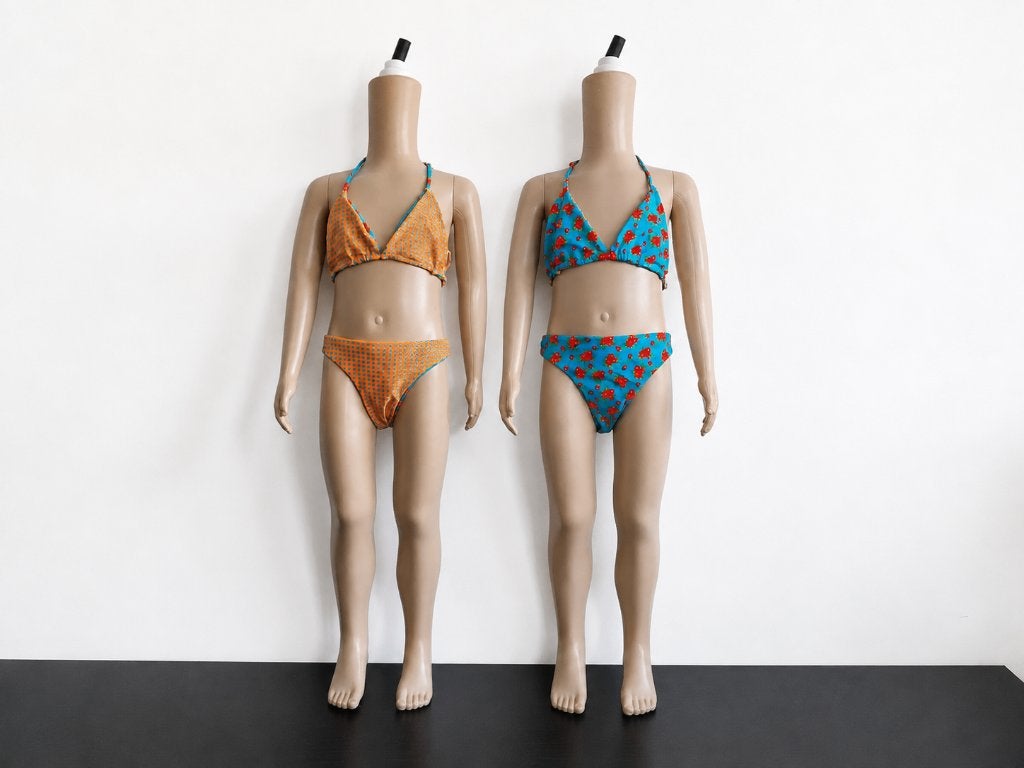 Bikini Zee&Zo meisjes omkeerbaar blauw oranje maat 152 NIEUW, SO, Bikiniset, Nieuw, Zee&Zo