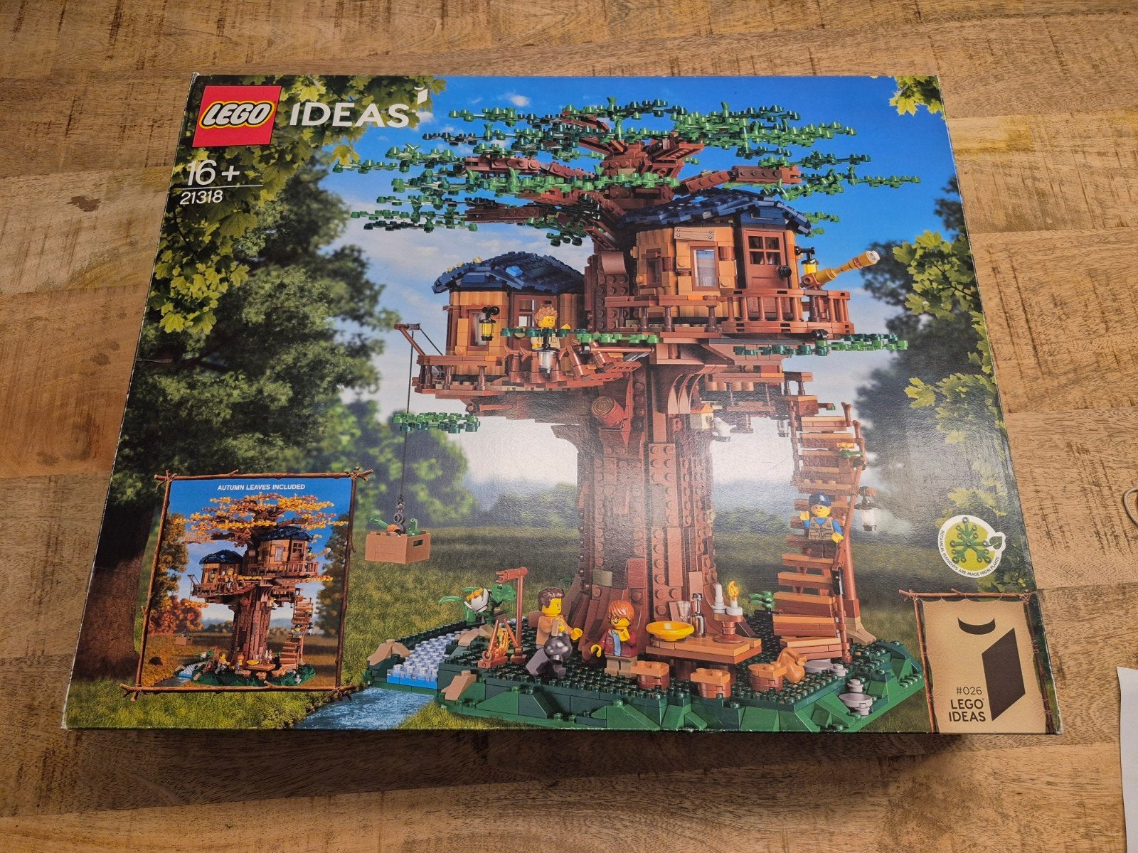 LEGO Ideas 21318 Boomhut izgs, Lego, Ophalen of Verzenden, Complete set, Compleet