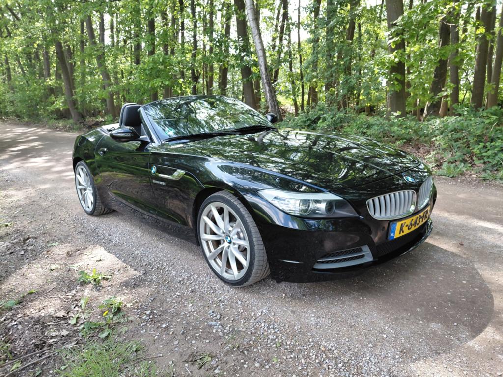 BMW Z4 3.0 Roadster 35I AUT 2010 Zwart, Auto's, BMW, Automaat, Achterwielaandrijving, Cabriolet, Leder en Stof