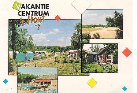 Ansichtkaart 	Bakkeveen	Vakantiecentrum 't Hout	4-luik, Verzenden, 1980 tot heden, Gelopen, Friesland