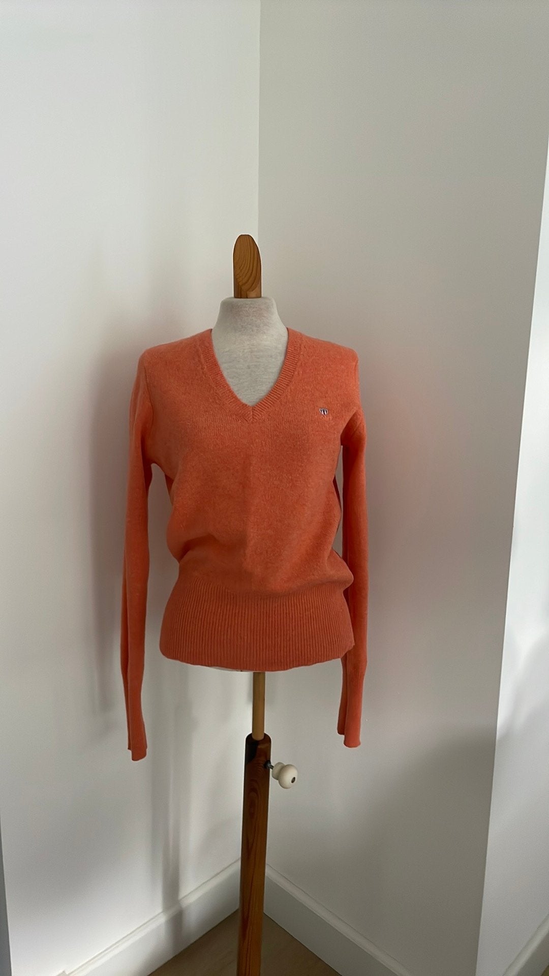 Wollen trui van Gant, mt S/M, Verzenden, Gedragen, Maat 38/40 (M), Oranje