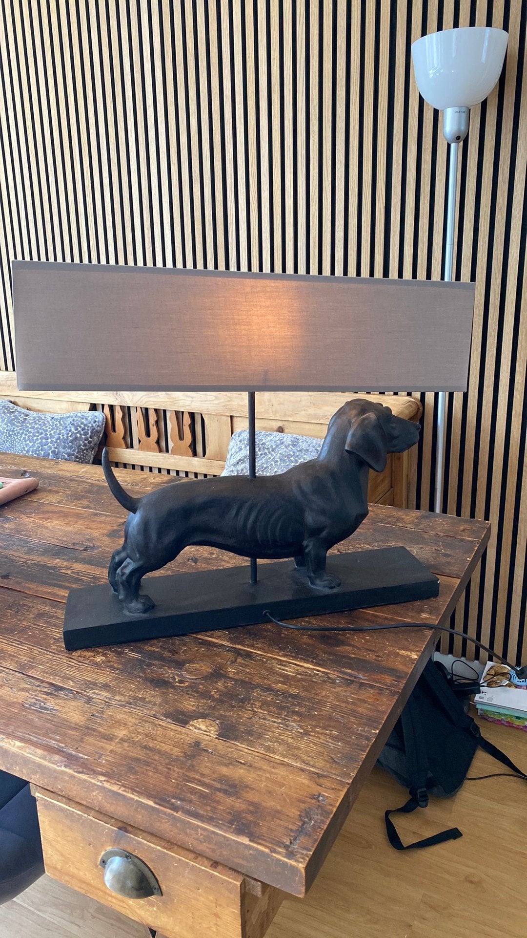 Teckel lamp voor de liefhebber!!!, Ophalen, Zo goed als nieuw