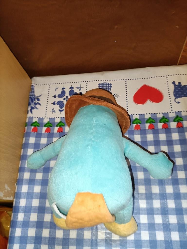 Perry het vogelbekdier knuffel 22 cm groot, Ophalen of Verzenden, Zo goed als nieuw, Overige typen
