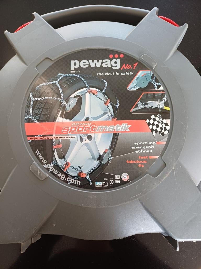 Pewag Sportmatik SMX 73 sneeuwkettingen, Ophalen, Gebruikt