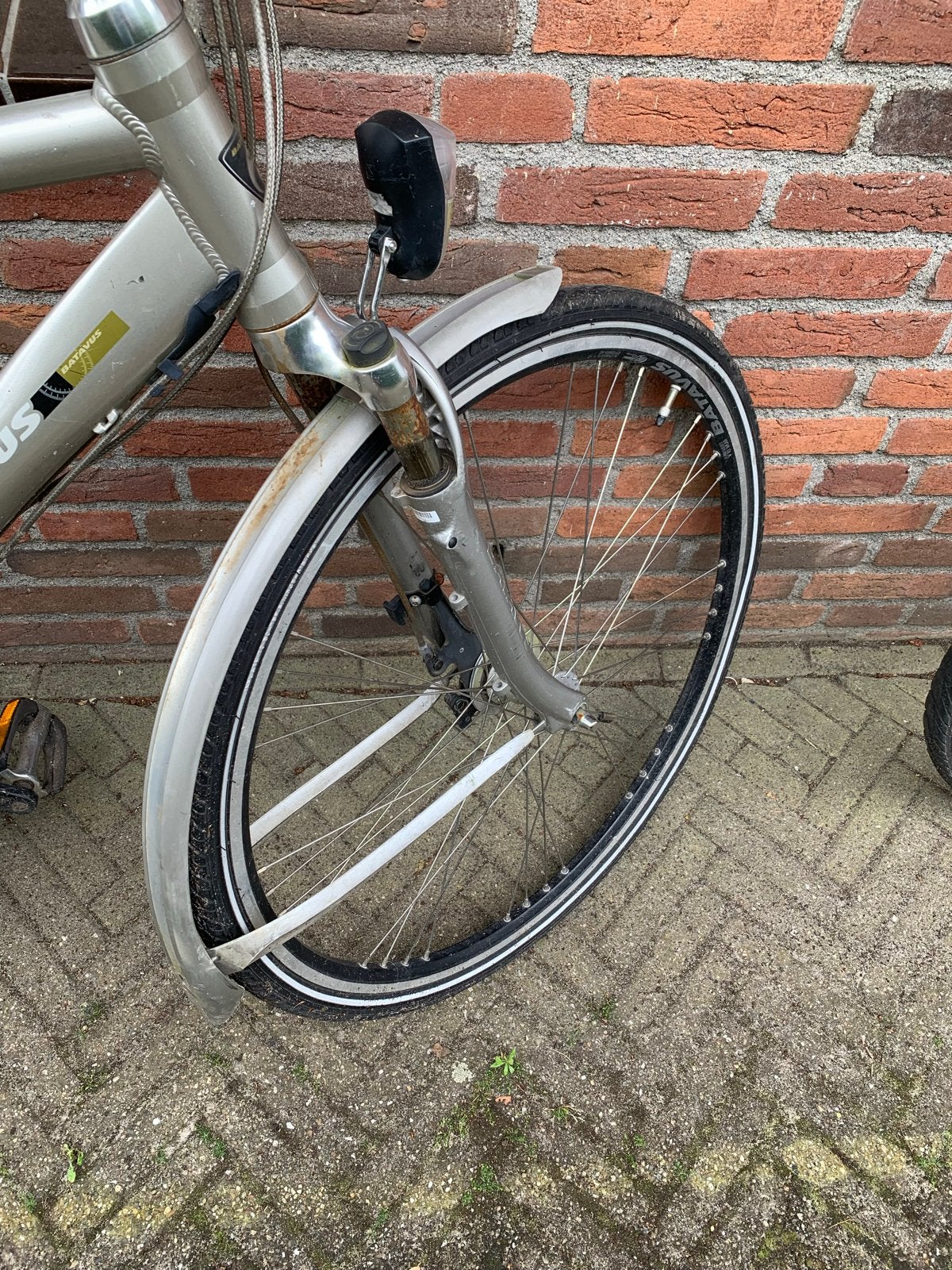 Stationsfiets Batavus Compass - kan nog mee!, Ophalen, Velgrem, Versnellingen, Batavus