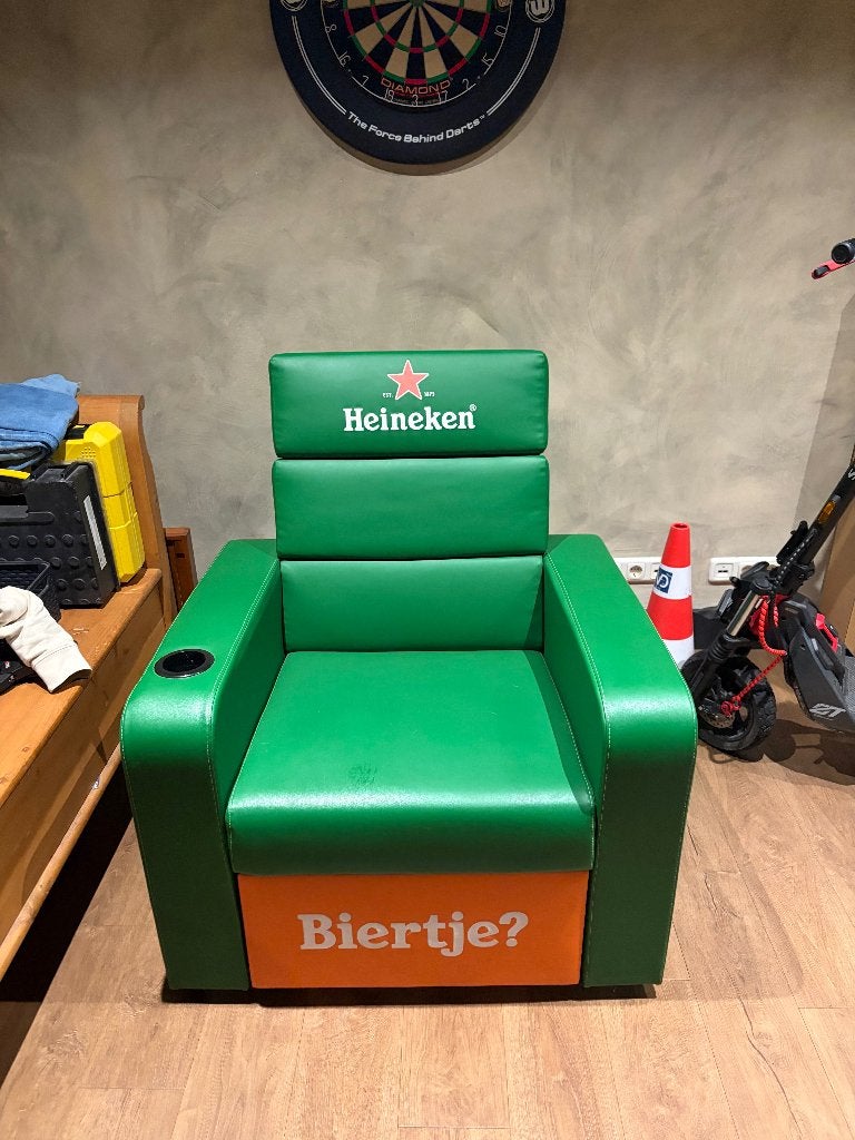 Heineken stoel, Ophalen, Zo goed als nieuw, Overige kleuren, Eén
