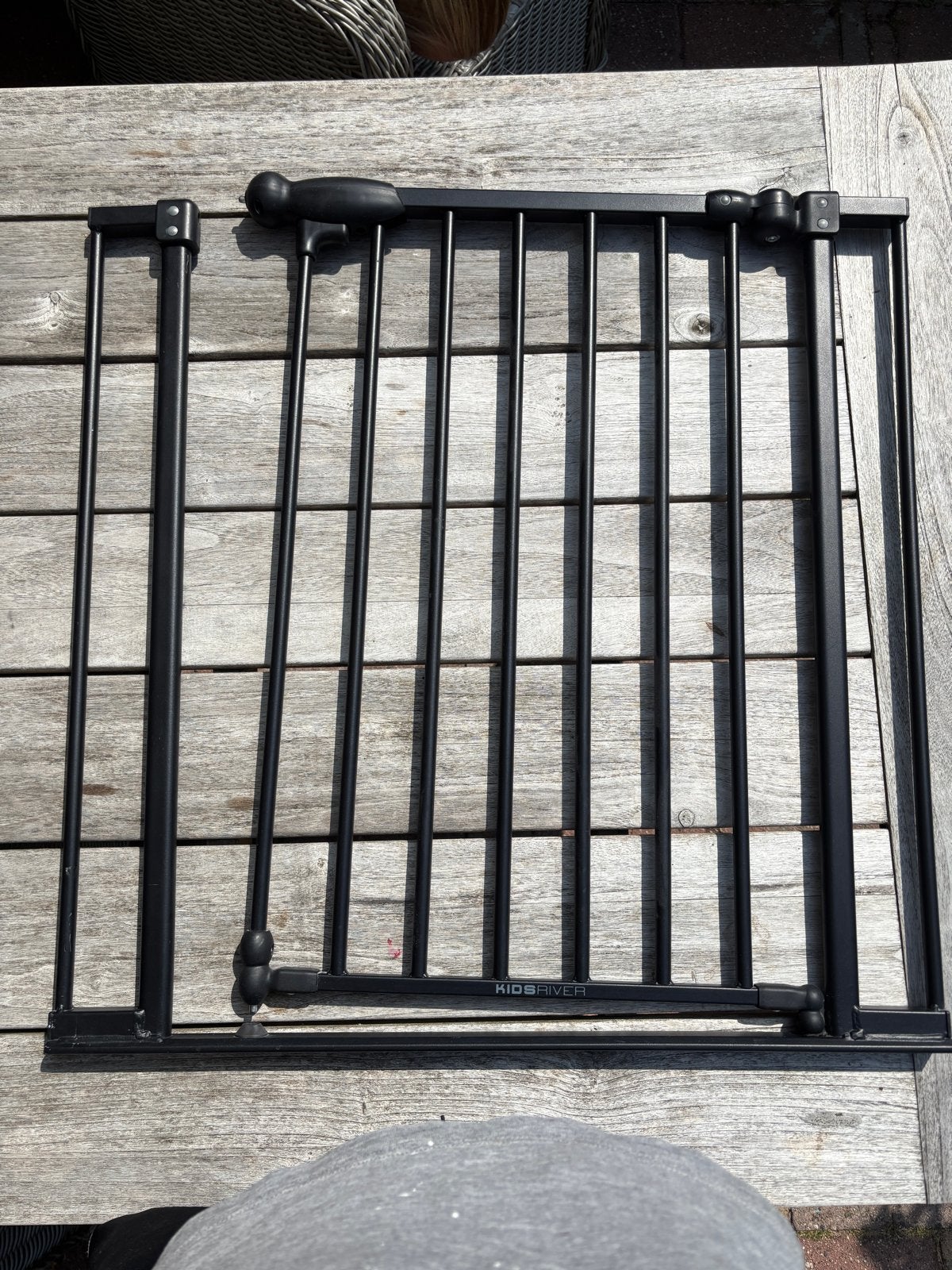 Kidsriver traphek zwart, 5 delig, Ophalen, Gebruikt, 100 tot 115 cm, Klemhekje
