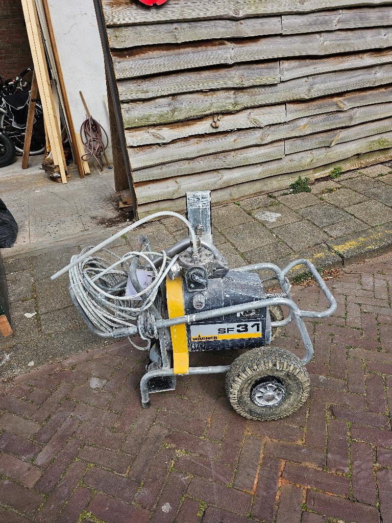 Wagner SF31 airless verfspuit met TempSpray te koop, Ophalen, Gebruikt